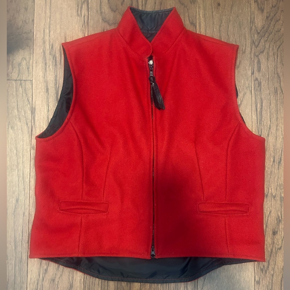 Vintage Schaefer Outfitter Red Wool Vest